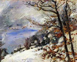 Il Walchensee In Inverno — Lovis Corinth
