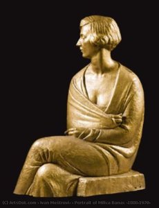 Portrait Of Milica Banac (1888-1970) — Ivan Meštrović