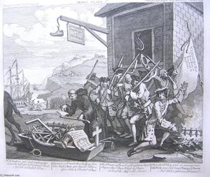 L'invasione — William Hogarth