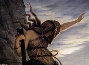 The Lorelei (detail) — Edward Jakob Von Steinle