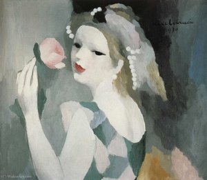 Femme À La Rose (1930) — Marie Laurencin