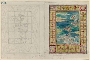 Window Design For House Of Nicholas Longworth Anderson, Washington D.c. — John La Farge