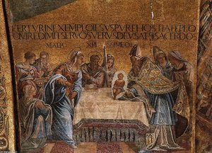 Presentation Of Christ In The Temple — Domenico Robusti
