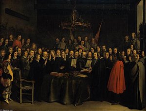 The Ratification Of The Treaty Of Münster, 15 May 1648 — Gerard Ter Borch