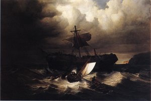 Wreck Of An Immigrant Ship Off The Cost Of New England — William Bradford