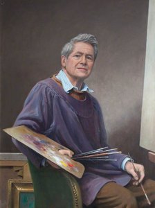 Carlos Luis Sancha, Portrait Painter (self Portrait) — Carlos Luis Sancha