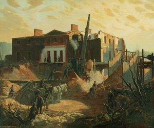 The Demolition Of Devonshire House — Charles Ernest Cundall
