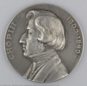 Medal With A Profile Of Fryderyk Chopin — Stanisław Roman Lewandowski