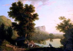 Landscape With A Lake — George Barret The Elder