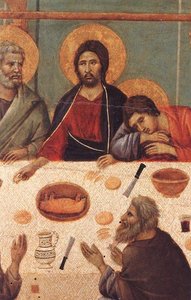 Last Supper (detail) — Duccio Di Buoninsegna