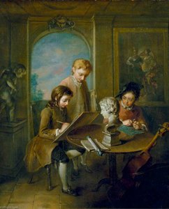 The Young Artists — Philippe Mercier