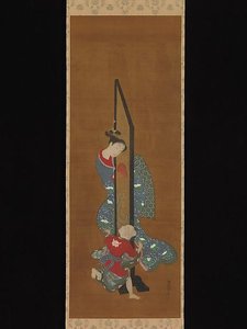 Mother And Child At Play — Isoda Koryūsai 磯田湖龍斎