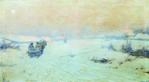 A Frosty Day — Konstantin Yakovlevich Kryzhitsky