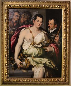 Double Dressed Portrait Of Circe And Ulysses — Bartolomeo Passarotti