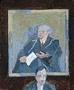 Gowing's Kitson With Arts Sub Dean Donald, 3 December 1981 — Stephen Chaplin