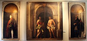 Shutters Of The Organ Of San Bartolomeo, Venice — Sebastiano Del Piombo