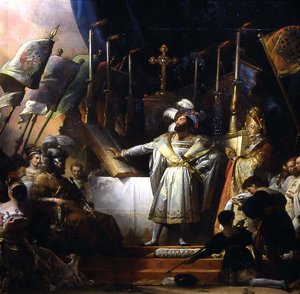 François Ier Armé Chevalier Par Bayard — Alexandre Évariste Fragonard