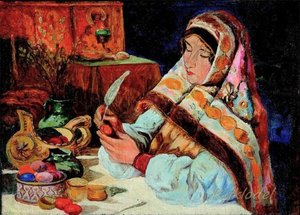 Before Easter — Klavdi Vasilievich Lebedev