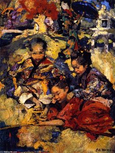 The Fish Pool — Edward Atkinson Hornel