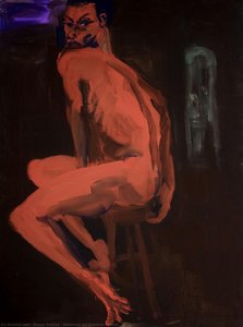 Desmond Auf Schemel Sitzend — रेनर फेटिंग