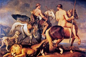 Man's Strength Or Reason — Johann Heinrich The Younger Tischbein