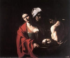 Salome Seisoo Johanneksen Pään Kanssa — Caravaggio