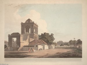 View In The Fort, Madura — Thomas And William Daniell
