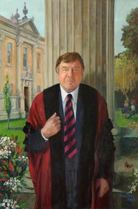 Alan Norman Howard, Honorary Fellow And Benefactor, Outside The Howard Building — Jane Bond