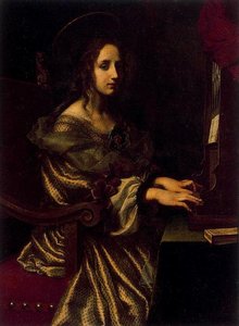 St. Cecil — Carlo Dolci