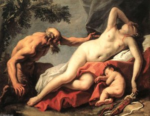 Venüs E Satyre — Sebastiano Ricci