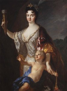Portrait De Femme En Vénus Désarmant L'amour — Jean François De Troy