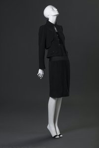 Black Wool Grain Jacket — Karl Lagerfeld