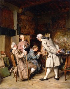 The Painting Connoisseurs — Jean-louis Ernest Meissonier