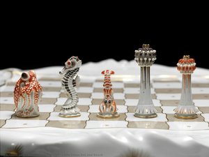 Sea Life Chess Set And Board — Maximilian Esser