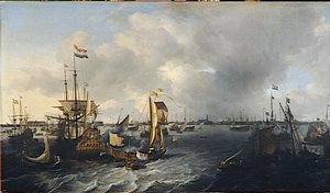 Le Port D'amsterdam — Ludolf Backhuysen I