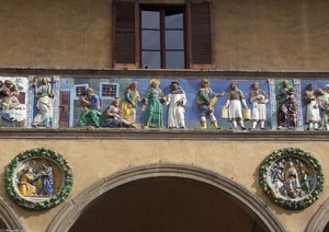 Façade With Loggia (detail) — Santi Buglioni (santi Di Michele)