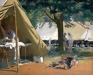 German Sick, Captured At Messines, In A Canadian Hospital — विलियम ऑर्पेन