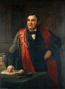 John Wood (1825–1891), Frs, Frcs, Giving A Lecture — Henry Jamyn Brooks