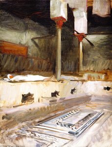 Interiér Lázně — John Singer Sargent