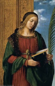 A Female Martyr — Bernardino Luini