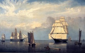 Salem Harbor — Fitz Henry Lane