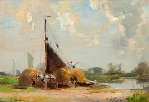 Hay Barge — William Miller Frazer