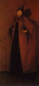 Harmónia V Červeni, Lampová Žiara — James Abbott Mcneill Whistler