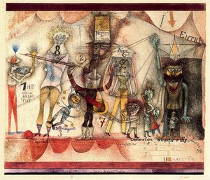 Musik Im Zirkuszelt — Paul Klee