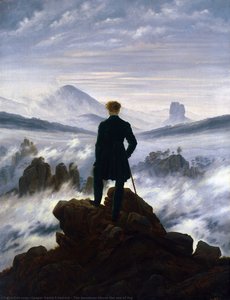 A Ködös Tenger Felett Úthuszár — Friedrich Caspar David