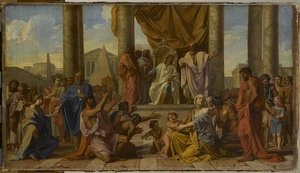Ptolemee Philadelphe Donnant La Liberte Aux Juifs — Noël Nicolas Coypel