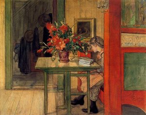 Lisbeth Reading — Carl Larsson