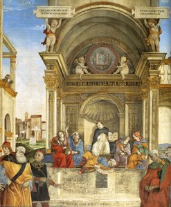 Le Triomphe De Saint Thomas D'aquin Sur Les Hérétiques (détail) — Filippino Lippi