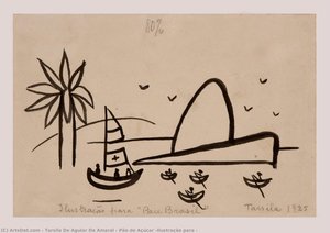 Pão De Açúcar (ilustração Para — Tarsila Do Amaral