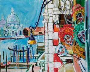 Venice Carnival — John Randall Bratby
